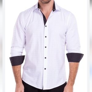 🆕️👔 Nicole Miller Slim Fit Dress Shirt, M